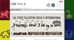 Desktop Screenshot of csufcirclek.org